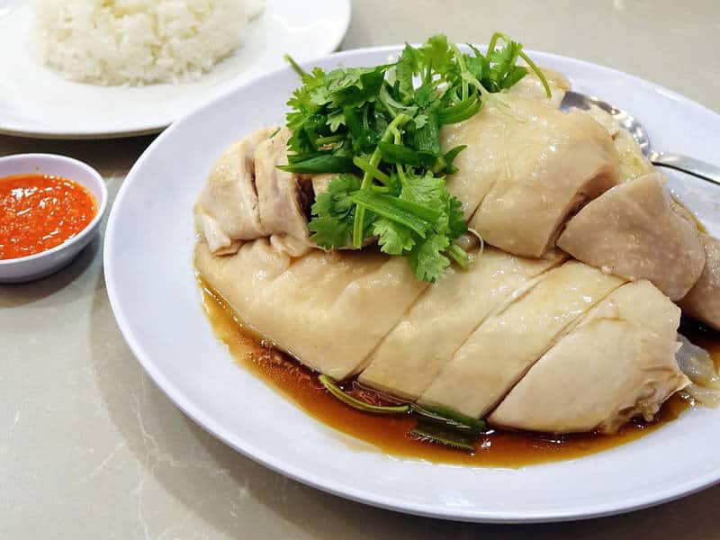 ข้าวมันไก่สิงคโปร์ร้านเด็ด
