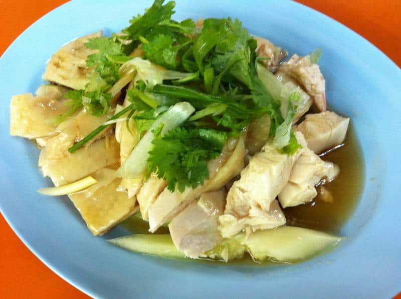 ข้าวมันไก่สิงคโปร์ร้านเด็ด