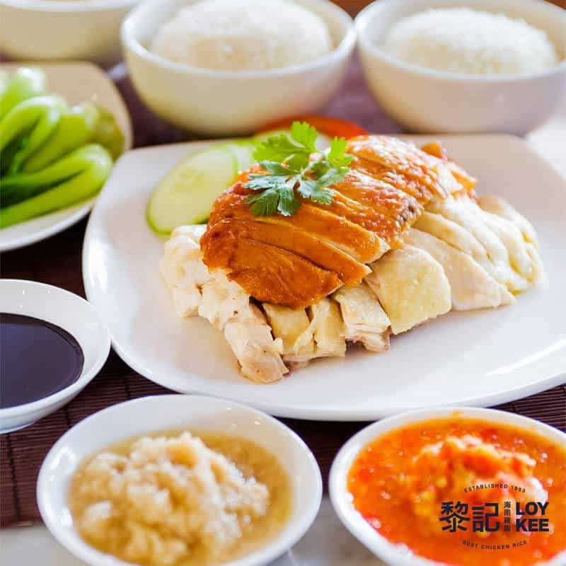 ข้าวมันไก่สิงคโปร์ร้านเด็ด